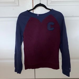 Navy and dark purple champion long sleeve